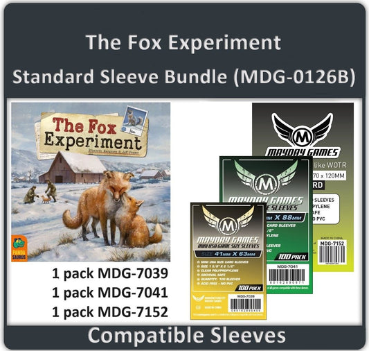 "The Fox Experiment" Compatible Card Sleeve Bundle - Nick Nack's Full Frontal Attack