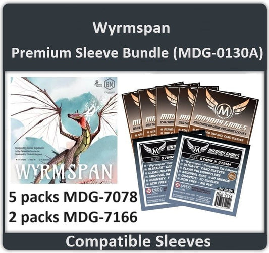 "Wyrmspan" Compatible Card Sleeve Bundle - Nick Nack's Full Frontal Attack