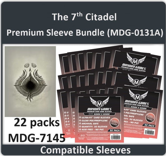 "The 7th Citadel" Compatible Card Sleeve Bundle - Nick Nack's Full Frontal Attack