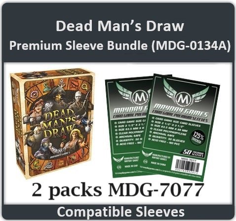 "Dead Man's Draw" Compatible Card Sleeve Bundle - Nick Nack's Full Frontal Attack