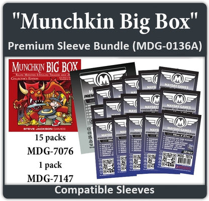 "Munchkin Big Box" Compatible Card Sleeve Bundle