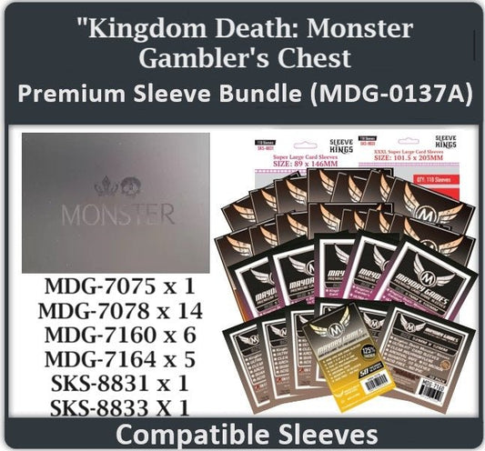 "Kingdom Death: Monster-Gambler's Chest" Compatible Card Sleeve Bundle - Nick Nack's Full Frontal Attack