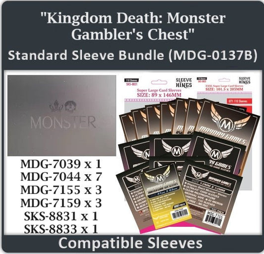 "Kingdom Death: Monster-Gambler's Chest" Compatible Card Sleeve Bundle - Nick Nack's Full Frontal Attack