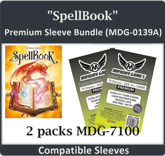 "SpellBook" Compatible Card Sleeves - Nick Nack's Full Frontal Attack