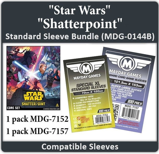 "Star Wars: Shatterpoint" Compatible Card Sleeve Bundle - Nick Nack's Full Frontal Attack