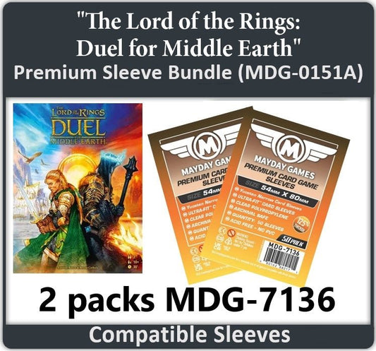 "The Lord of the Rings: Duel for Middle Earth" Compatible Card Sleeve Bundle - Nick Nack's Full Frontal Attack