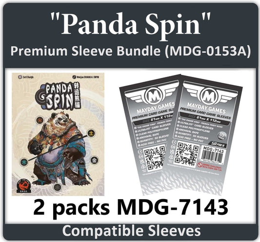 "Panda Spin" Compatible Card Sleeve Bundle - Nick Nack's Full Frontal Attack
