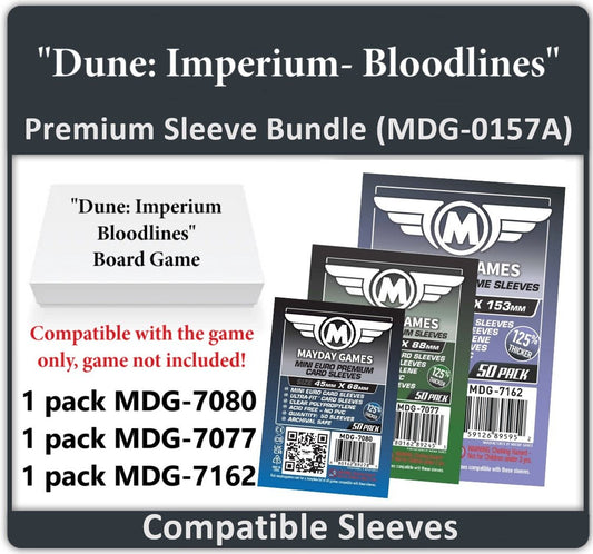 "Dune: Imperium- Bloodlines" Compatible Card Sleeve Bundle - Nick Nack's Full Frontal Attack