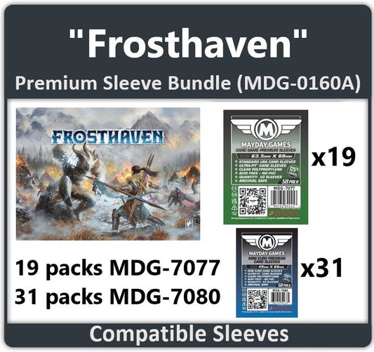 "Frosthaven" Compatible Card Sleeve Bundle - Nick Nack's Full Frontal Attack