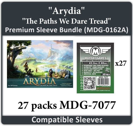 "Arydia: The Paths We Dare Tread" Compatible Card Sleeve Bundle - Nick Nack's Full Frontal Attack