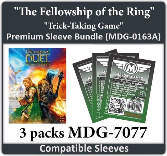 "The Fellowship of the Ring: Trick-Taking Game" Compatible Card Sleeve Bundle - Nick Nack's Full Frontal Attack
