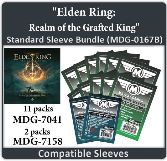 "Elden Ring: Realm of the Grafted King" Compatible Card Sleeve Bundle - Nick Nack's Full Frontal Attack