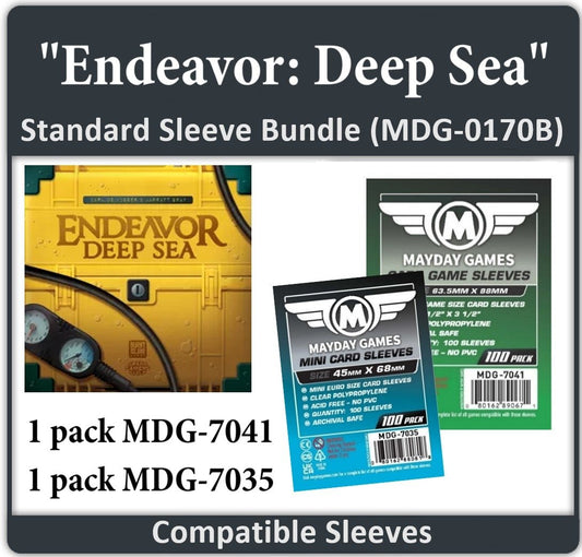 "Endeavor: Deep Sea" Compatible Card Sleeve Bundle - Nick Nack's Full Frontal Attack