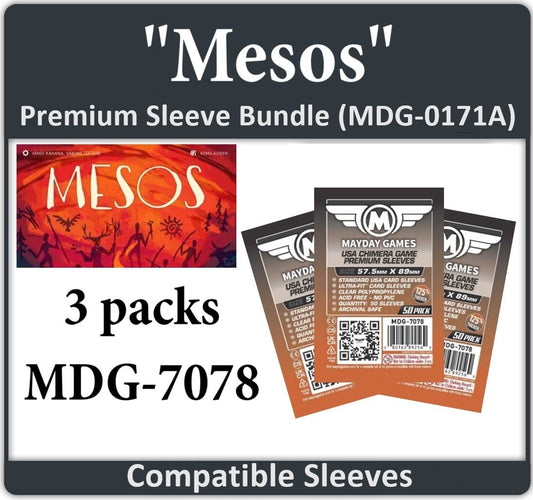 "Mesos" Compatible Card Sleeve Bundle - Nick Nack's Full Frontal Attack