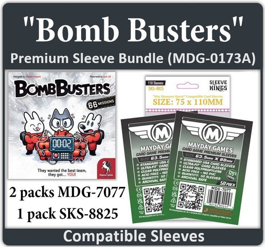 "Bomb Busters" Compatible Card Sleeve Bundle - Nick Nack's Full Frontal Attack