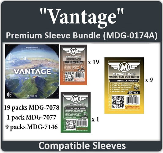 "Vantage" Compatible Card Sleeve Bundle - Nick Nack's Full Frontal Attack