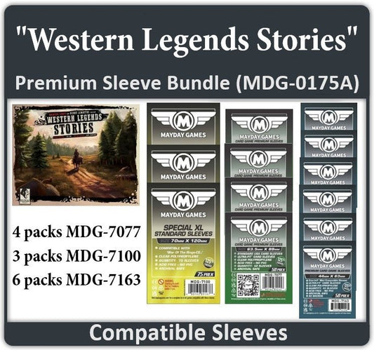 "Western Legends Stories" Compatible Card Sleeve Bundle - Nick Nack's Full Frontal Attack