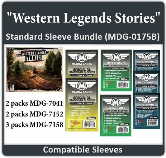 "Western Legends Stories" Compatible Card Sleeve Bundle - Nick Nack's Full Frontal Attack