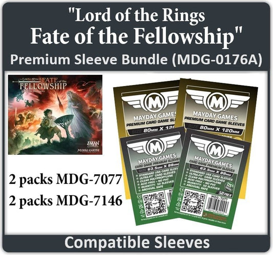 "The Lord of the Rings: Fate of the Fellowship" Compatible Card Sleeve Bundle - Nick Nack's Full Frontal Attack