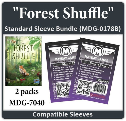 "Forest Shuffle" Compatible Card Sleeve Bundle - Nick Nack's Full Frontal Attack