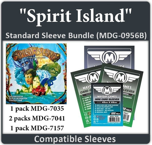 "Spirit Island" Compatible Card Sleeve Bundle - Nick Nack's Full Frontal Attack