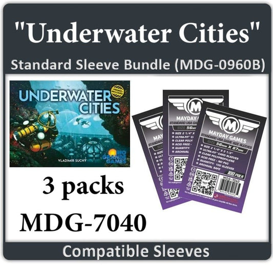 "Underwater Cities" Compatible Card Sleeve Bundle - Nick Nack's Full Frontal Attack