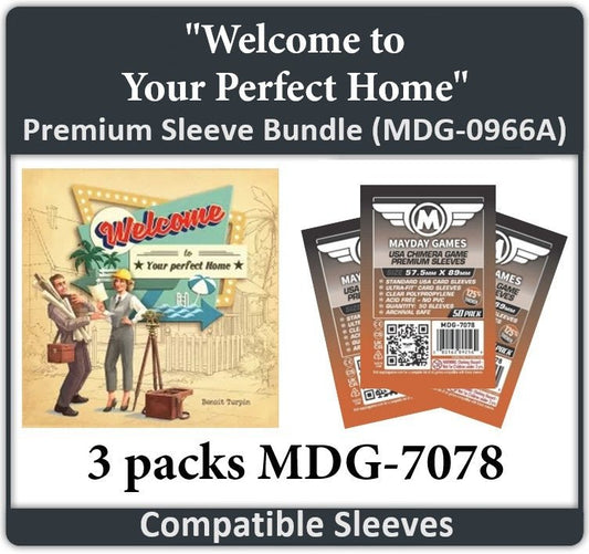 "Welcome to Your Perfect Home" Compatible Card Sleeve Bundle - Nick Nack's Full Frontal Attack