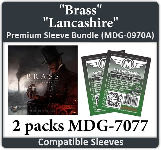"Brass: Lancashire" Card Sleeve Bundle - Nick Nack's Full Frontal Attack