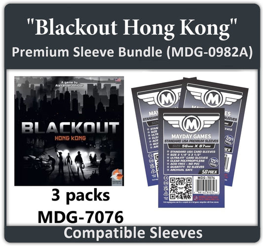 "Blackout Hong Kong" Compatible Card Sleeve Bundle - Nick Nack's Full Frontal Attack