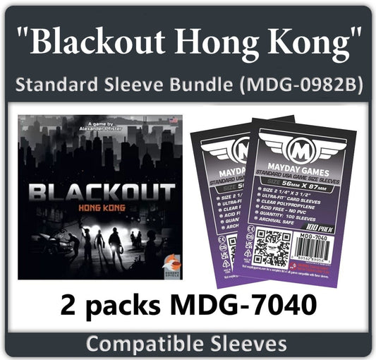 "Blackout Hong Kong" Compatible Card Sleeve Bundle - Nick Nack's Full Frontal Attack
