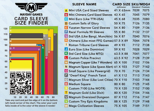Mayday Games Sleeve Finder - Nick Nack's Full Frontal Attack
