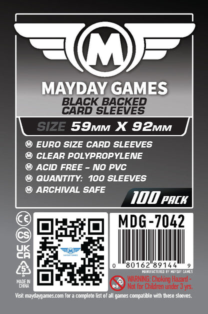 Euro Game Card Sleeves (59x92mm) Standard 7028 or Premium 7029