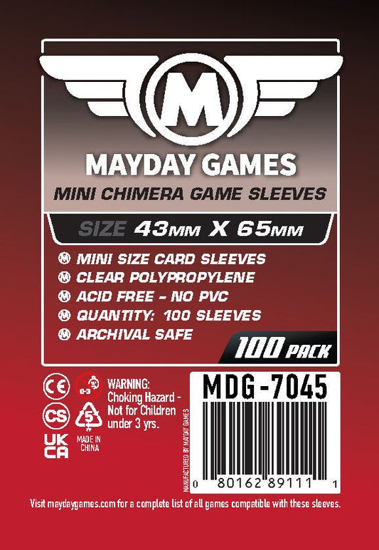 "Mini Chimera" Compatible Card Sleeves (43x65mm) Standard 7045 or Premium 7079 - Nick Nack's Full Frontal Attack