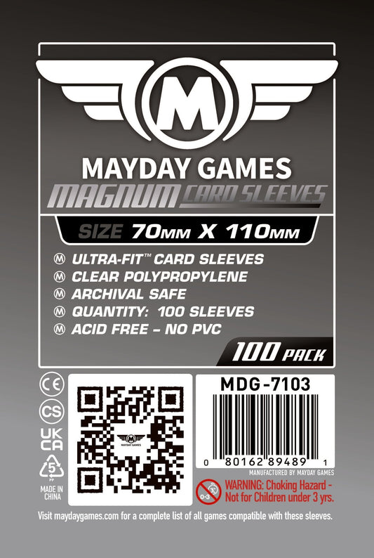 "Lost Cities" Compatible Card Sleeves - Magnum Ultra-Fit (70x110mm) - Nick Nack's Full Frontal Attack