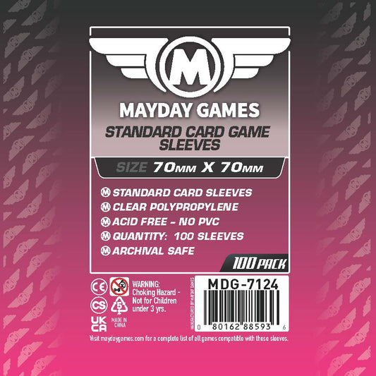 Square Small Card Sleeves (70x70mm) - Nick Nack's Full Frontal Attack
