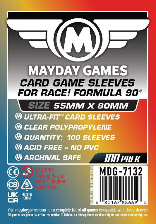 "Race! Formula 90" Compatible Card Sleeves - Ultra Fit (55x80mm) - Nick Nack's Full Frontal Attack