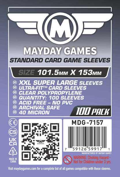 XXL Super Large Card Sleeves (101.5x153mm) Premium 7162 or Standard 7157