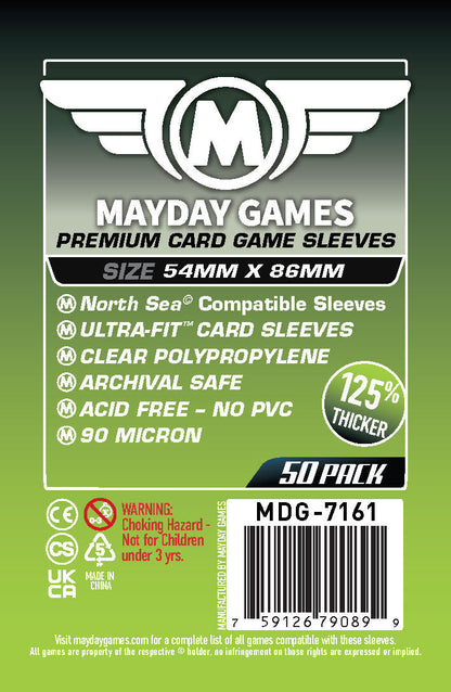 "North Sea" Compatible Sleeves (54x86mm) Standard 7156 or Premium 7161