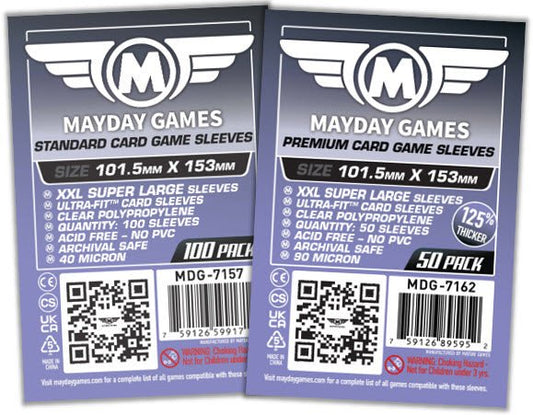 XXL Super Large Card Sleeves (101.5x153mm) Premium 7162 or Standard 7157 - Nick Nack's Full Frontal Attack