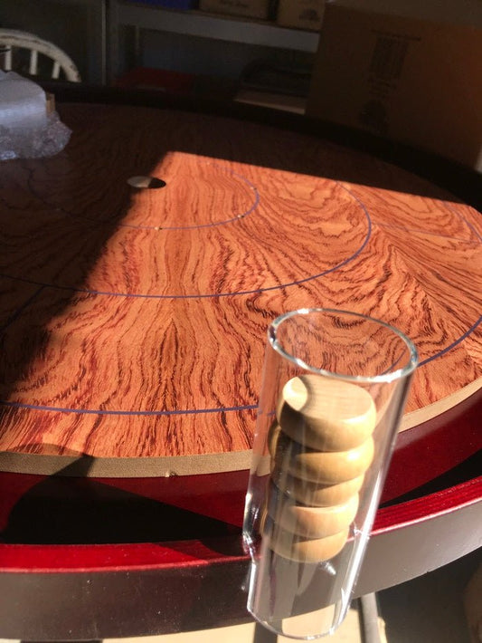 Acrylic 20s Holders (1 Pair) for Crokinole for Mayday Standard Boards - Nick Nack's Full Frontal Attack