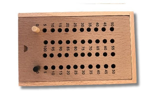 ELITE Magnetic Clasp Storage Box With 4 Pegs; Scoring Track for Crokinole NO DISCS (2024 Version) - Nick Nack's Full Frontal Attack
