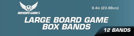 12 Pack of Large Board Game Box Bands (9.4 inches) - Nick Nack's Full Frontal Attack