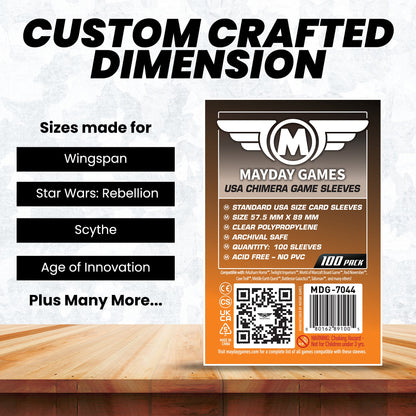 Standard USA Chimera Card Sleeves (57.5x89mm) Standard 7044 or Premium 7078