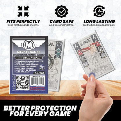 Standard USA Card Sleeves (56x87mm)