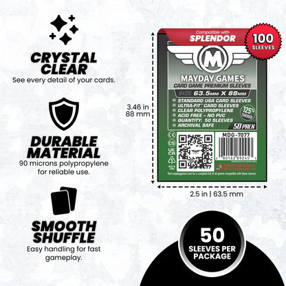 "Splendor" Compatible Card Sleeve Bundle
