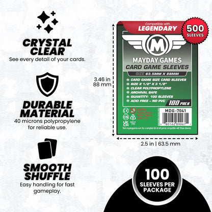 "Legendary" Compatible Card Sleeve Bundle