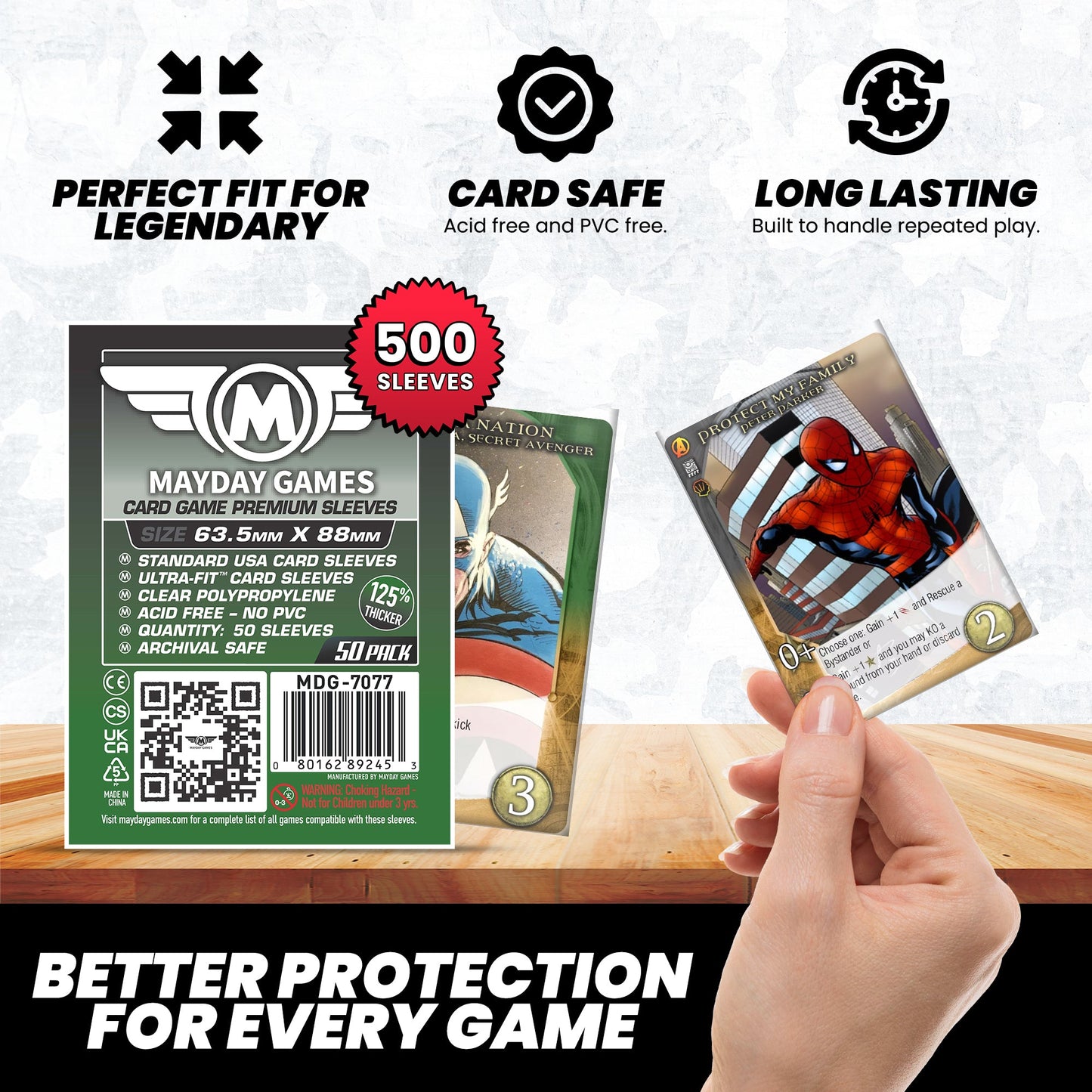 "Legendary" Compatible Card Sleeve Bundle