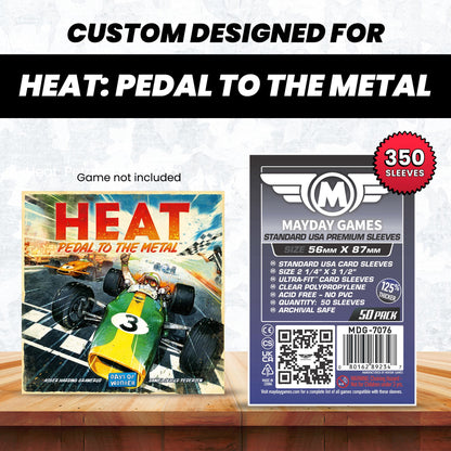 "Heat: Pedal to the Metal" Compatible Card Sleeve Bundle