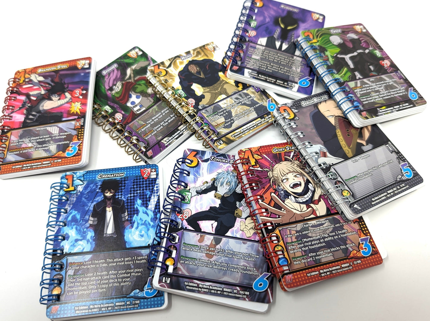 Heroes & Teachers MHA Trading Card Notebook