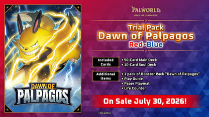 Palworld: Dawn of Palpagos Trial Deck - Red・Blue